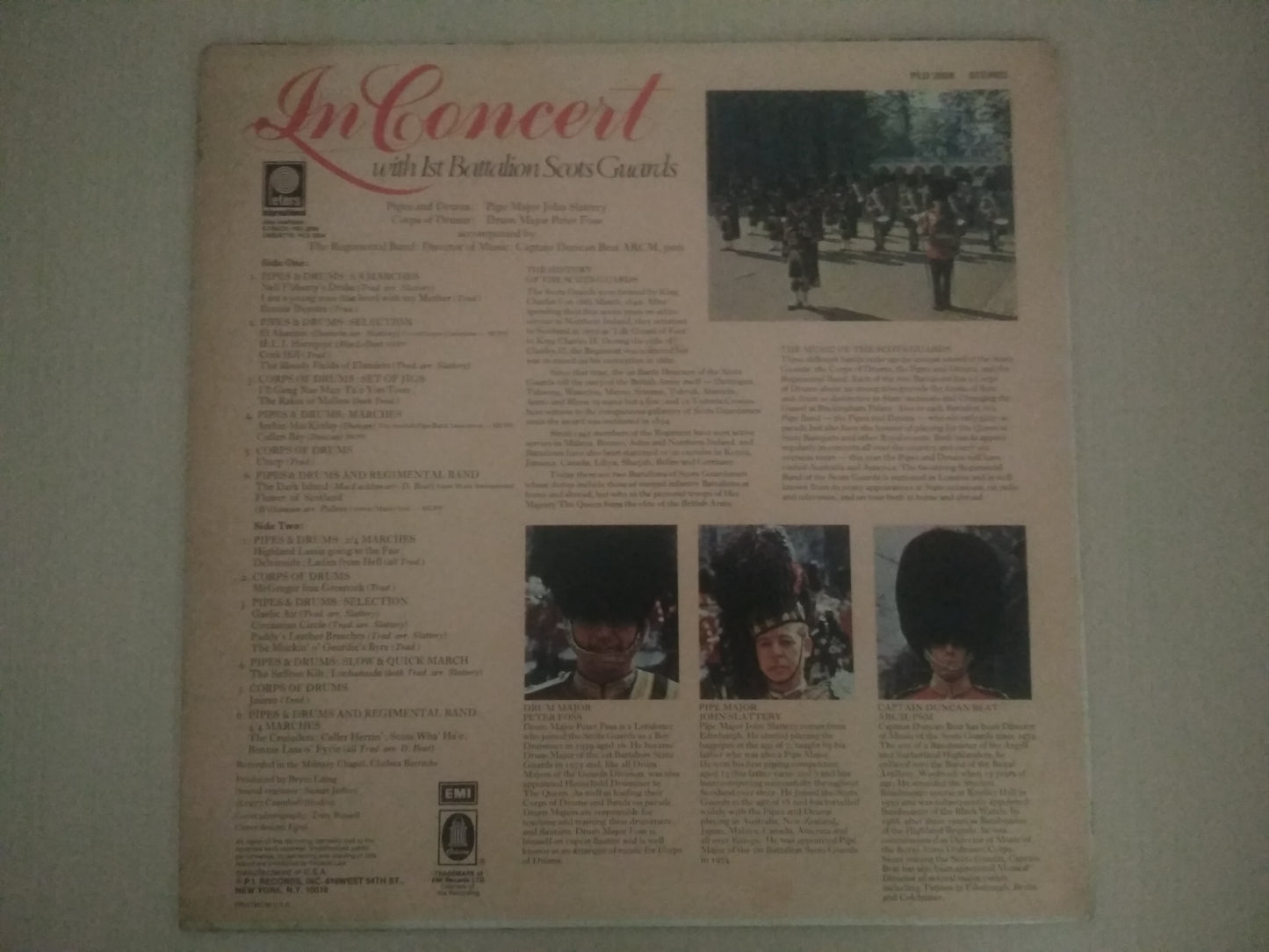 Lp Vinil 1st Battalion Scots Guards In Concert With