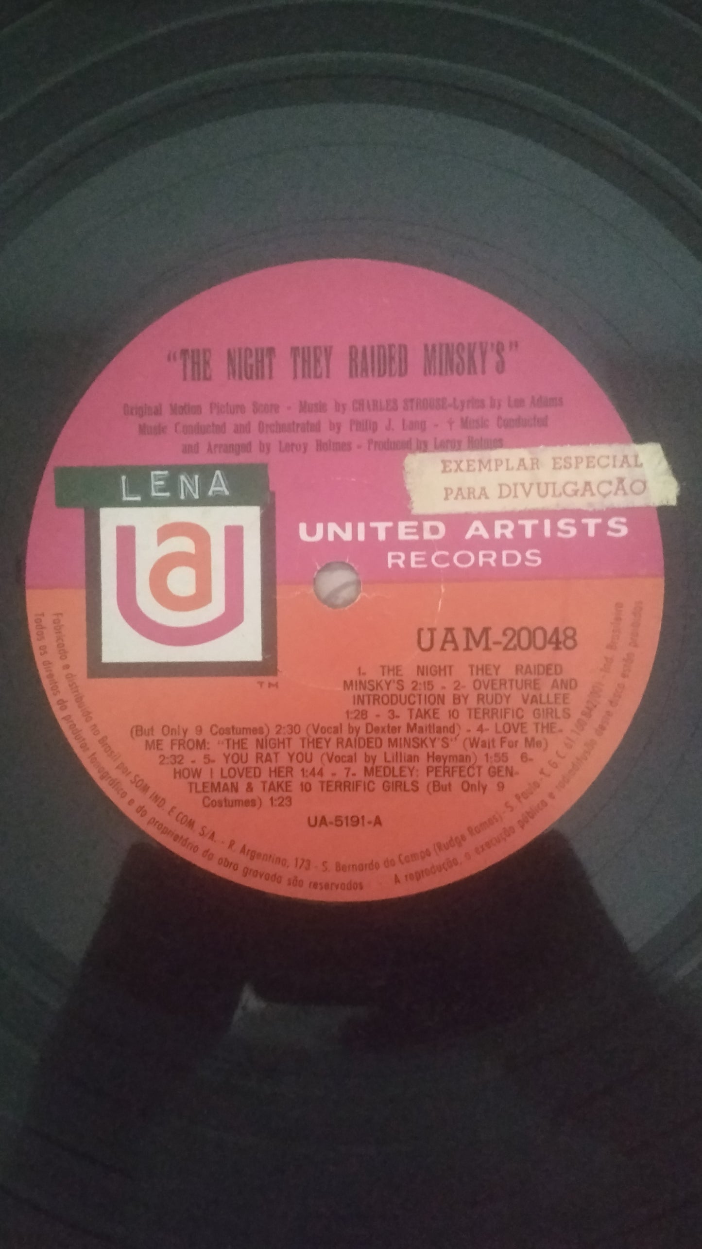 Lp Vinil The Night They Raided Minsky's