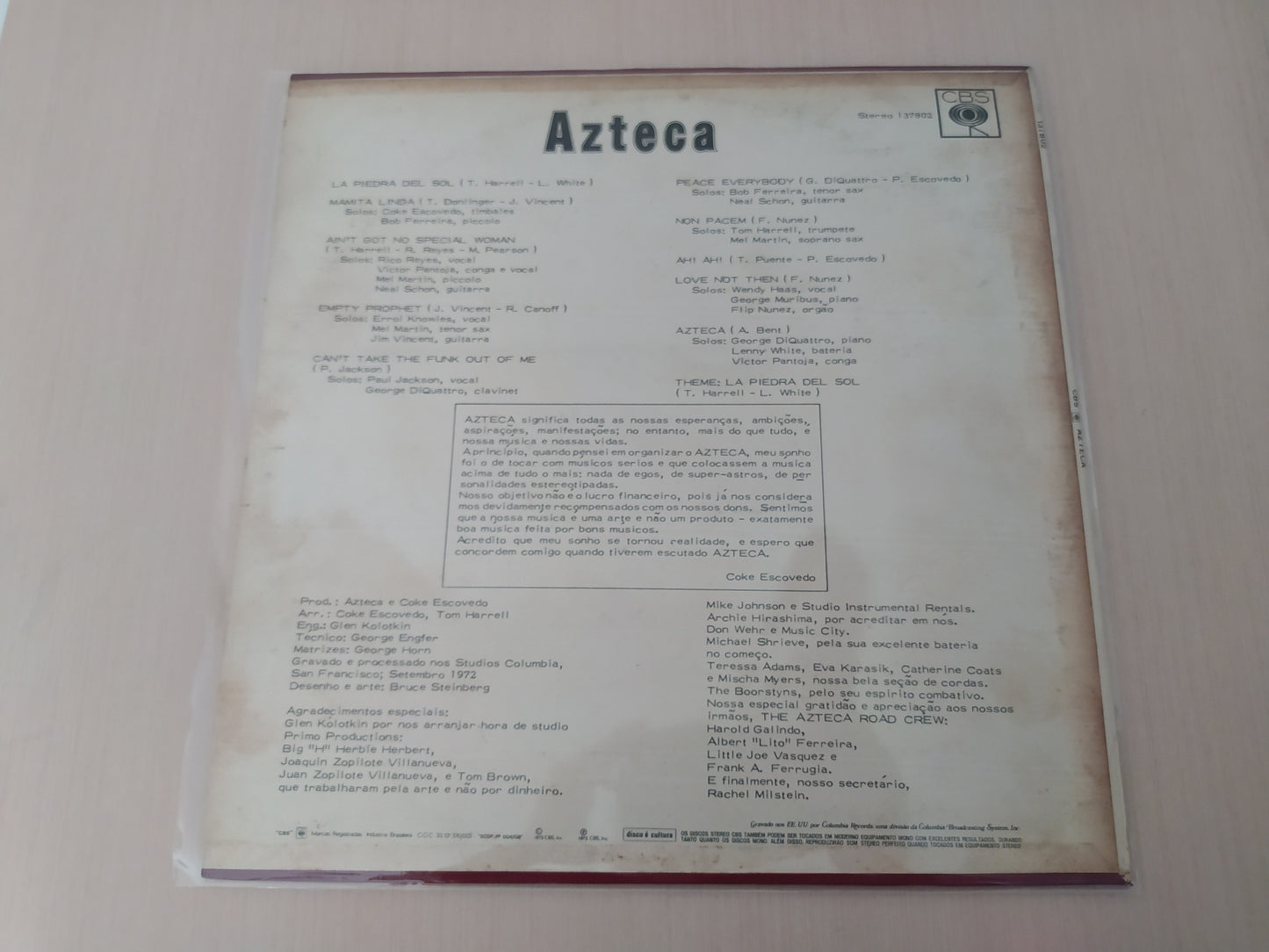 Lp Vinil Azteca