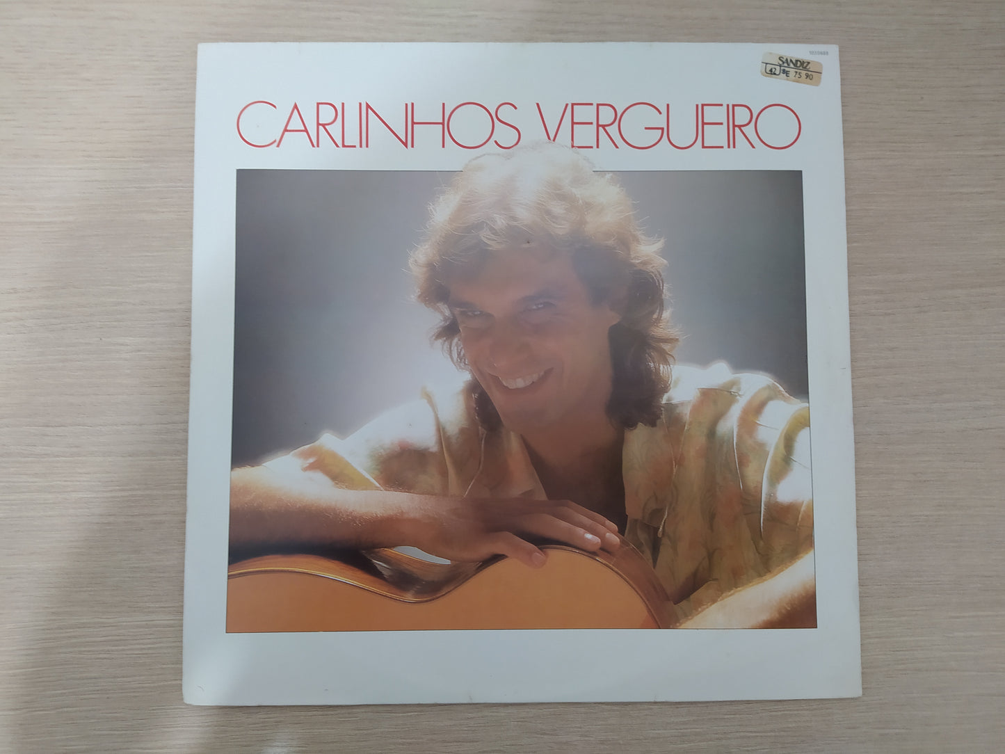 Lp Vinil Carlinhos Vergueiro 1986 Com Encarte