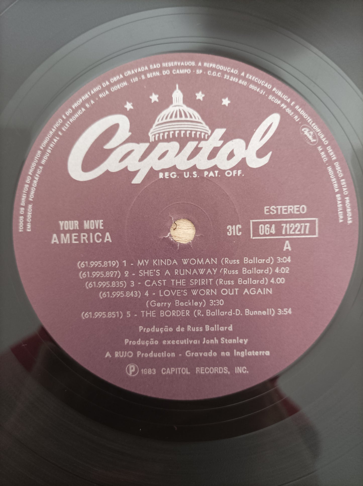 Lp Vinil America Your Move