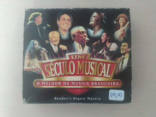 Cd Box Um Século Musical O Melhor da MPB 3 CDs