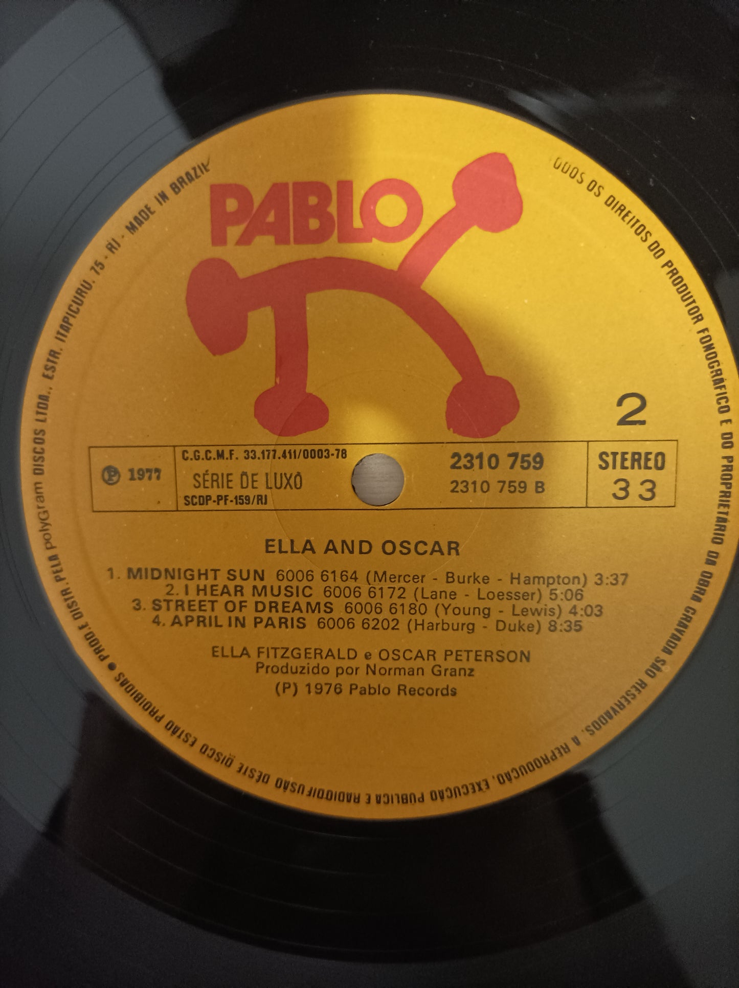 Lp Vinil Ella Fitzgerald And Oscar Peterson