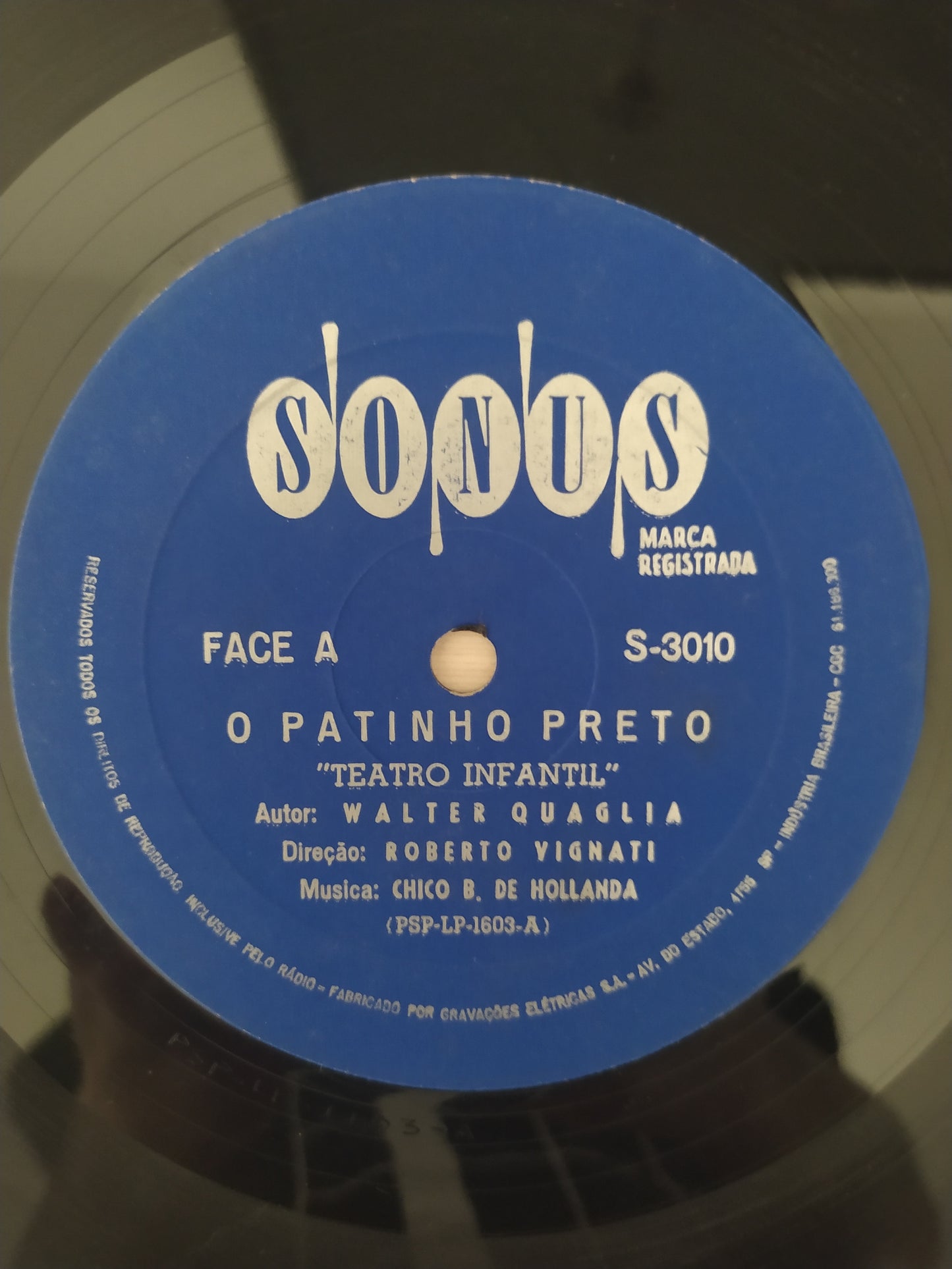 Lp Vinil O Patinho Preto