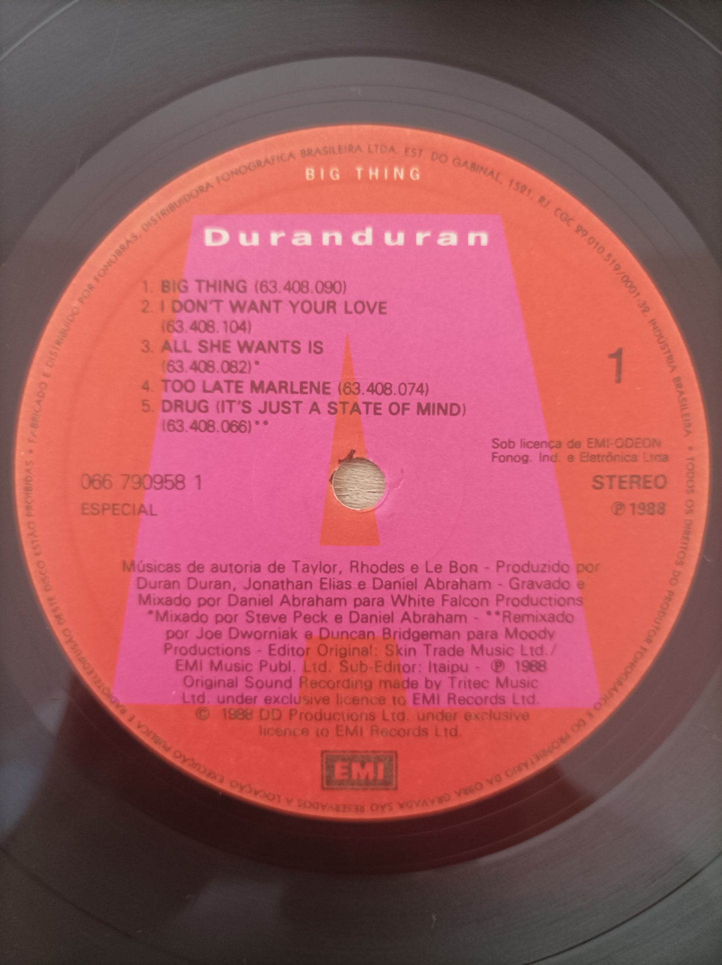 Lp Vinil Duran Duran Big Thing Capa dupla
