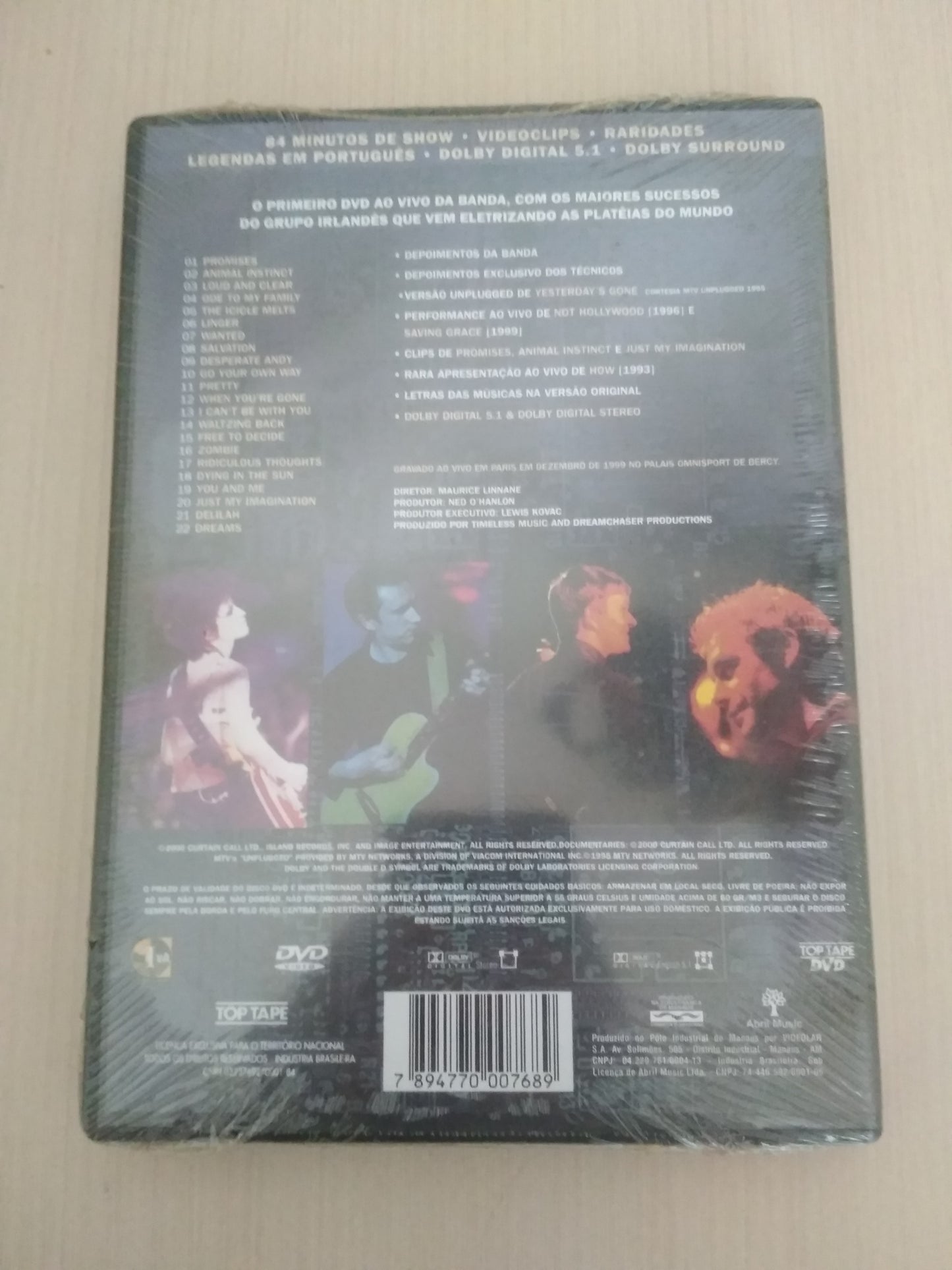 DVD The Cranberries Beneath the skin Live in Paris lacrado