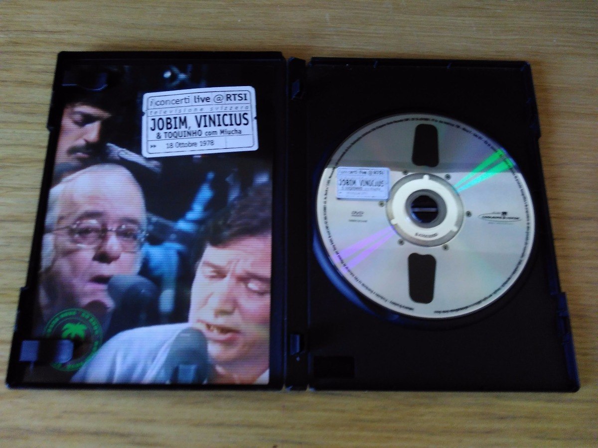 DVD - Jobim, Vinicius, Toquinho Miucha Live @RTSI
