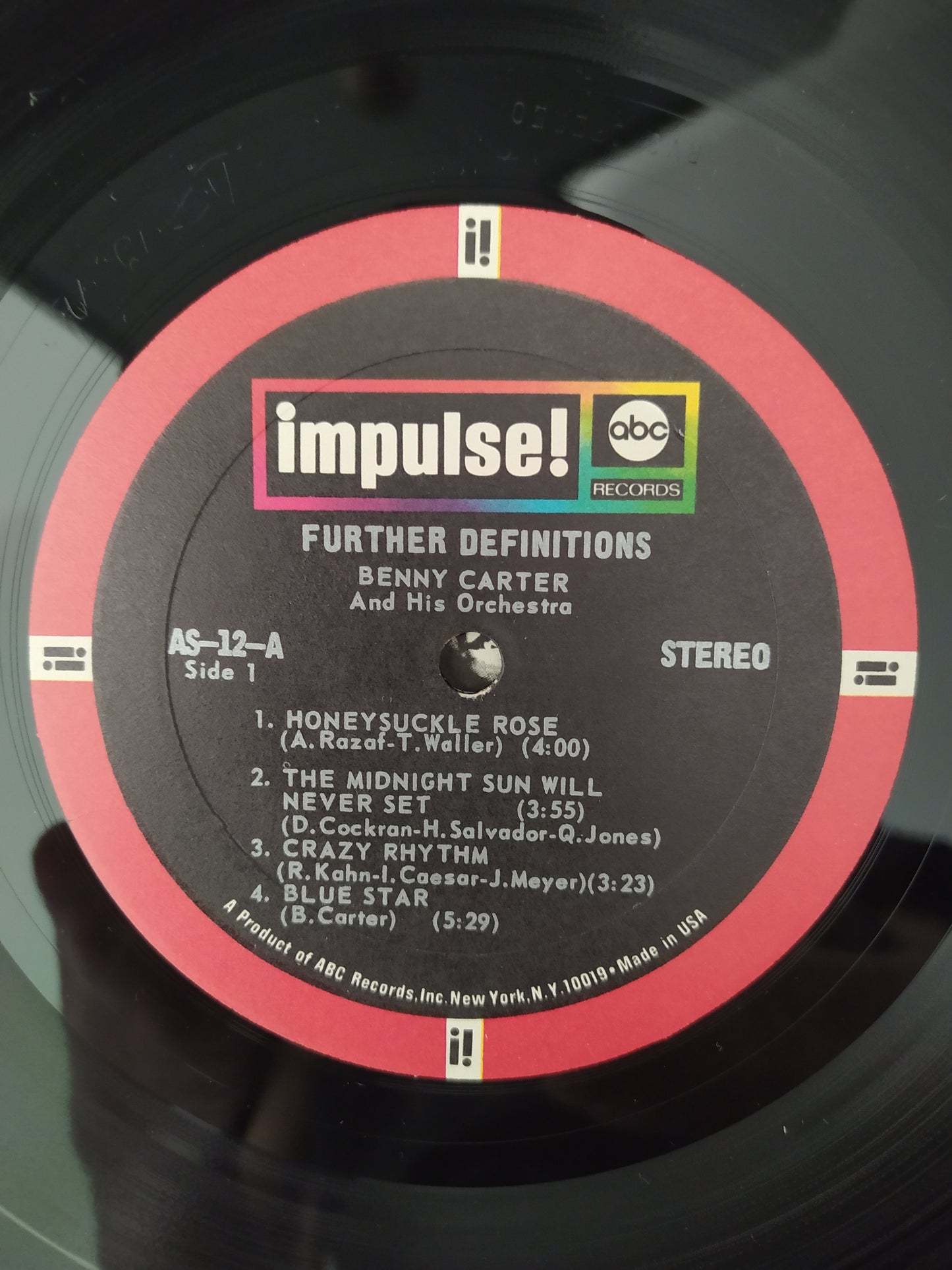 Lp Vinil Benny Carter Further Definitions Importado