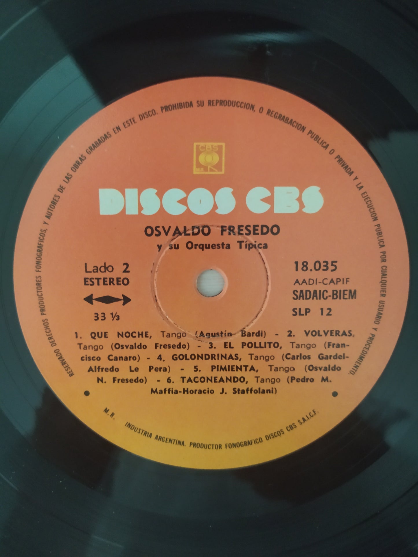 Lp Vinil Fresedo En Estereo Importado