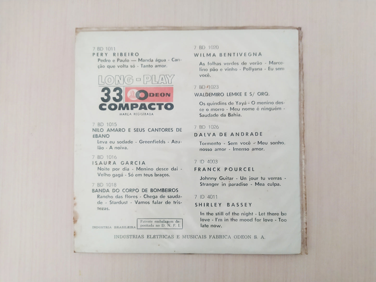Lp Vinil Compacto Gilbert Becaud Et Maintenant