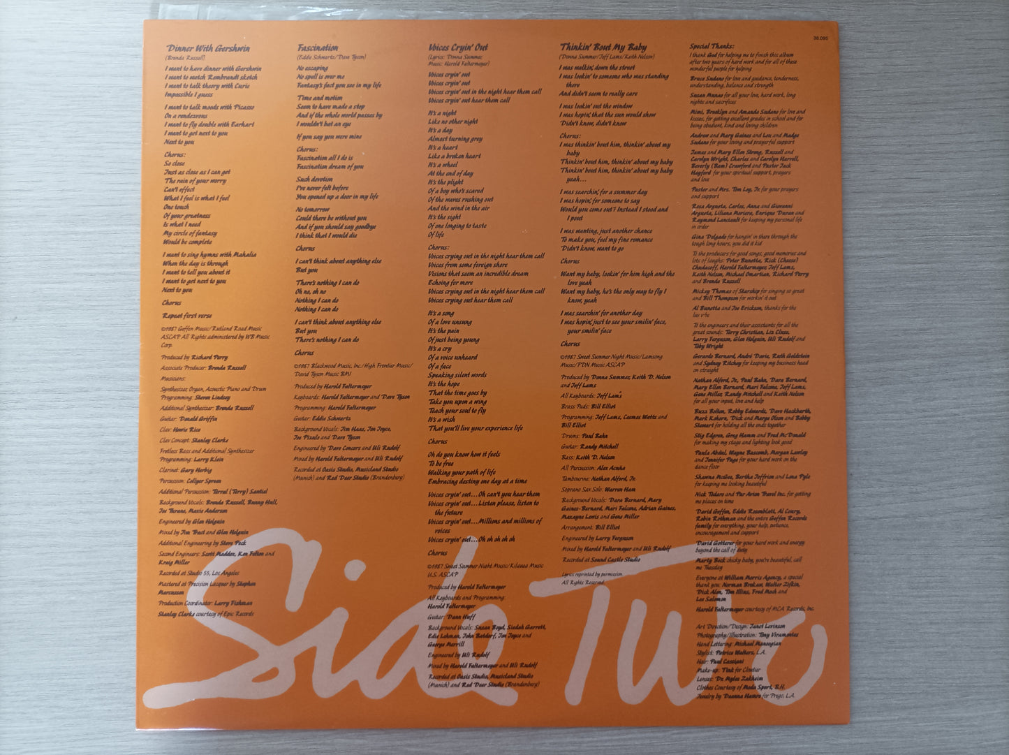 Lp Vinil Dona Summer All Systems Go Com encarte