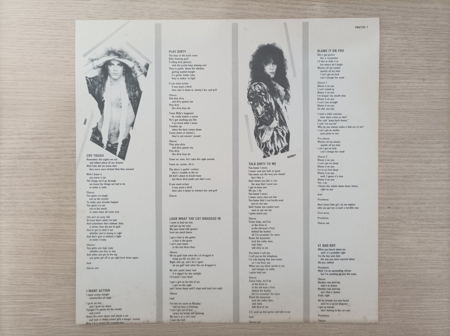 Lp Vinil Poison Look what the Cat Dragged In Com encarte