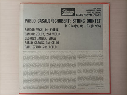 Lp Vinil Pablo Casals Plays String Quintet In C Major