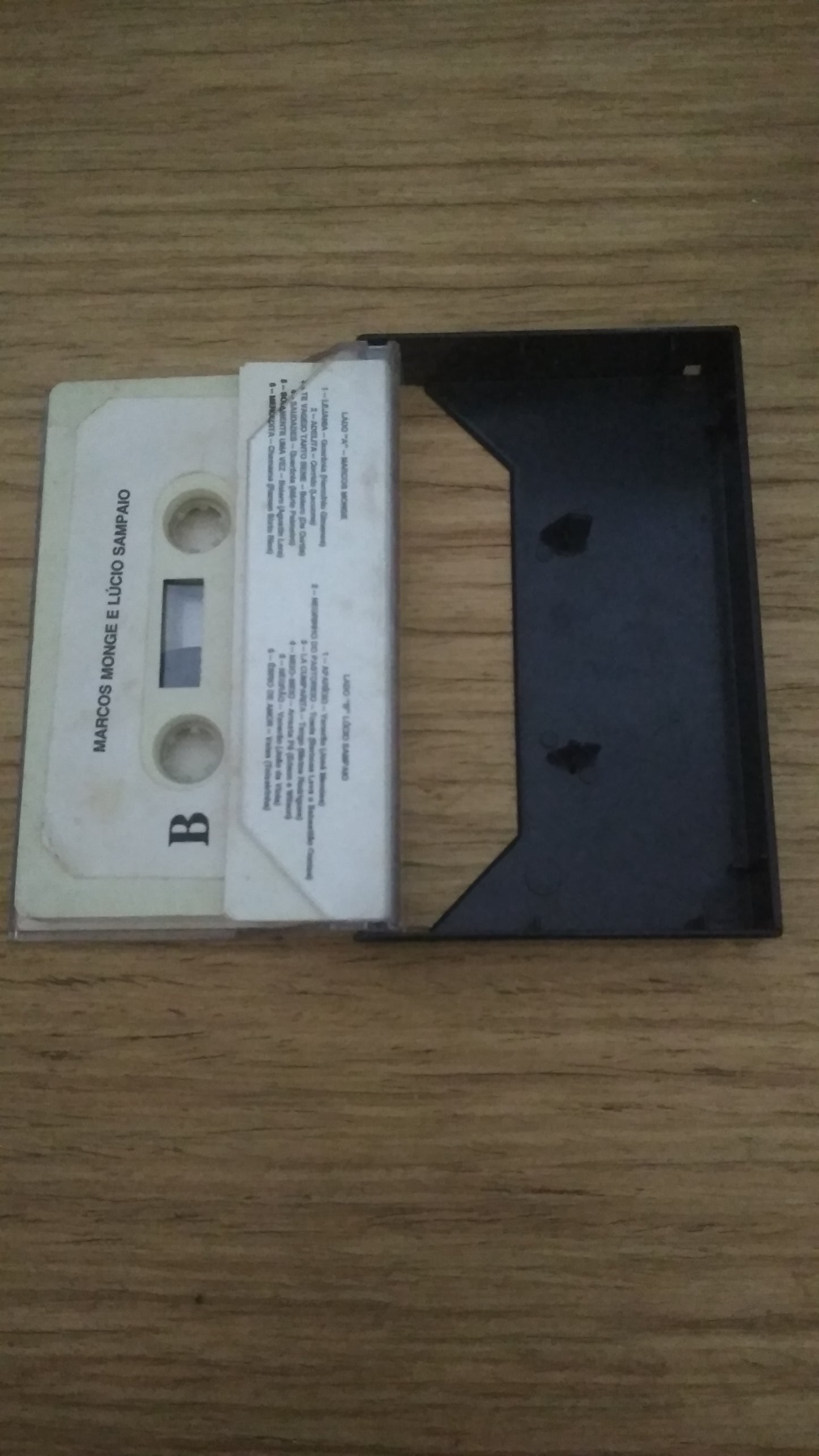Fita K7 Cassete Marcos Monge e Lucio Sampaio