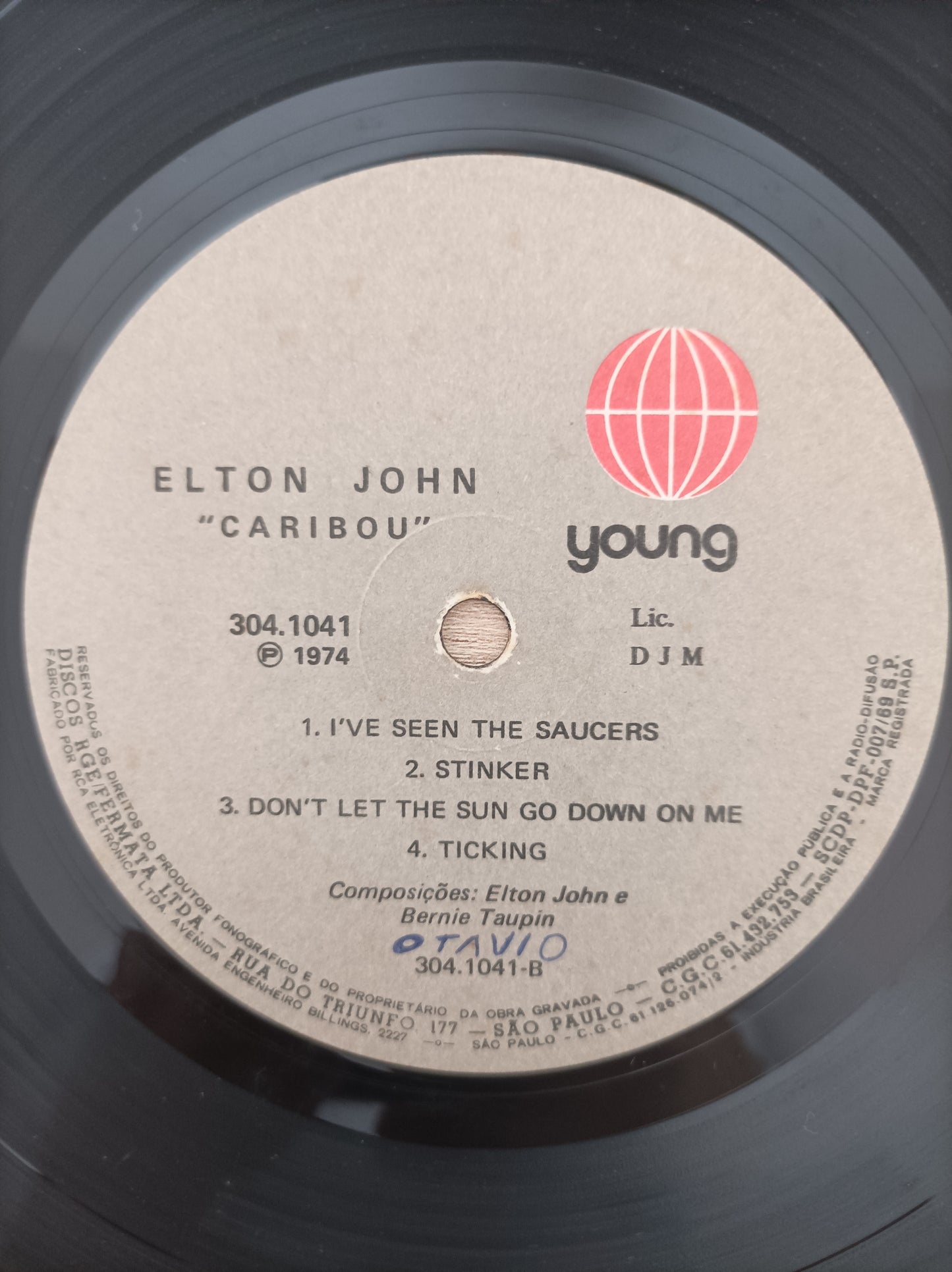 Lp Vinil Elton John Caribou