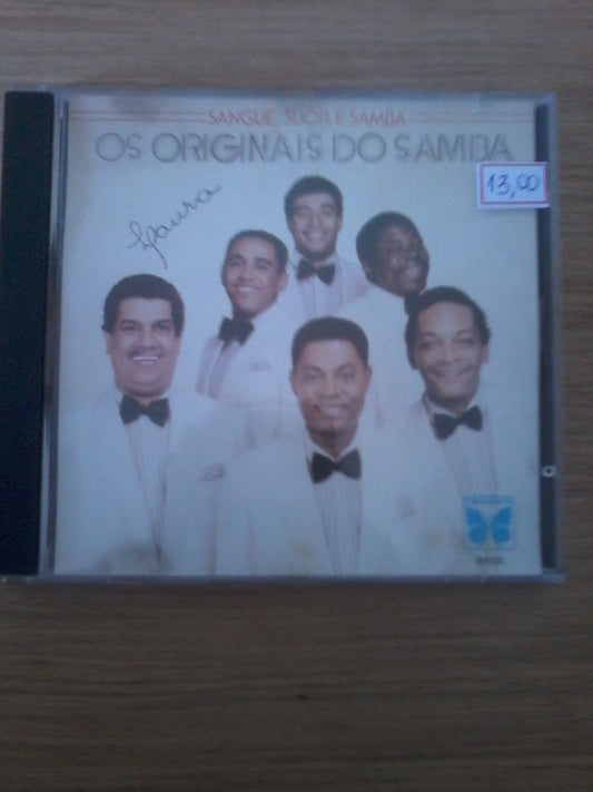 Cd Os Originais Do Samba Sangue Suor E Samba