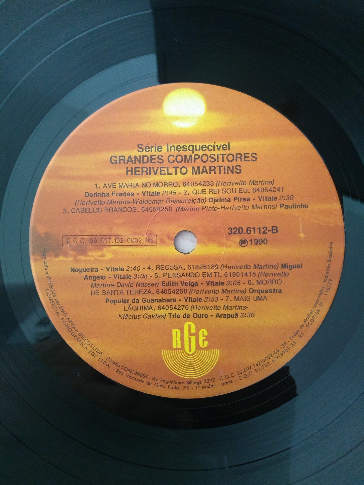 Lp Vinil Herivelto Martins Série Inesquecível Compositores