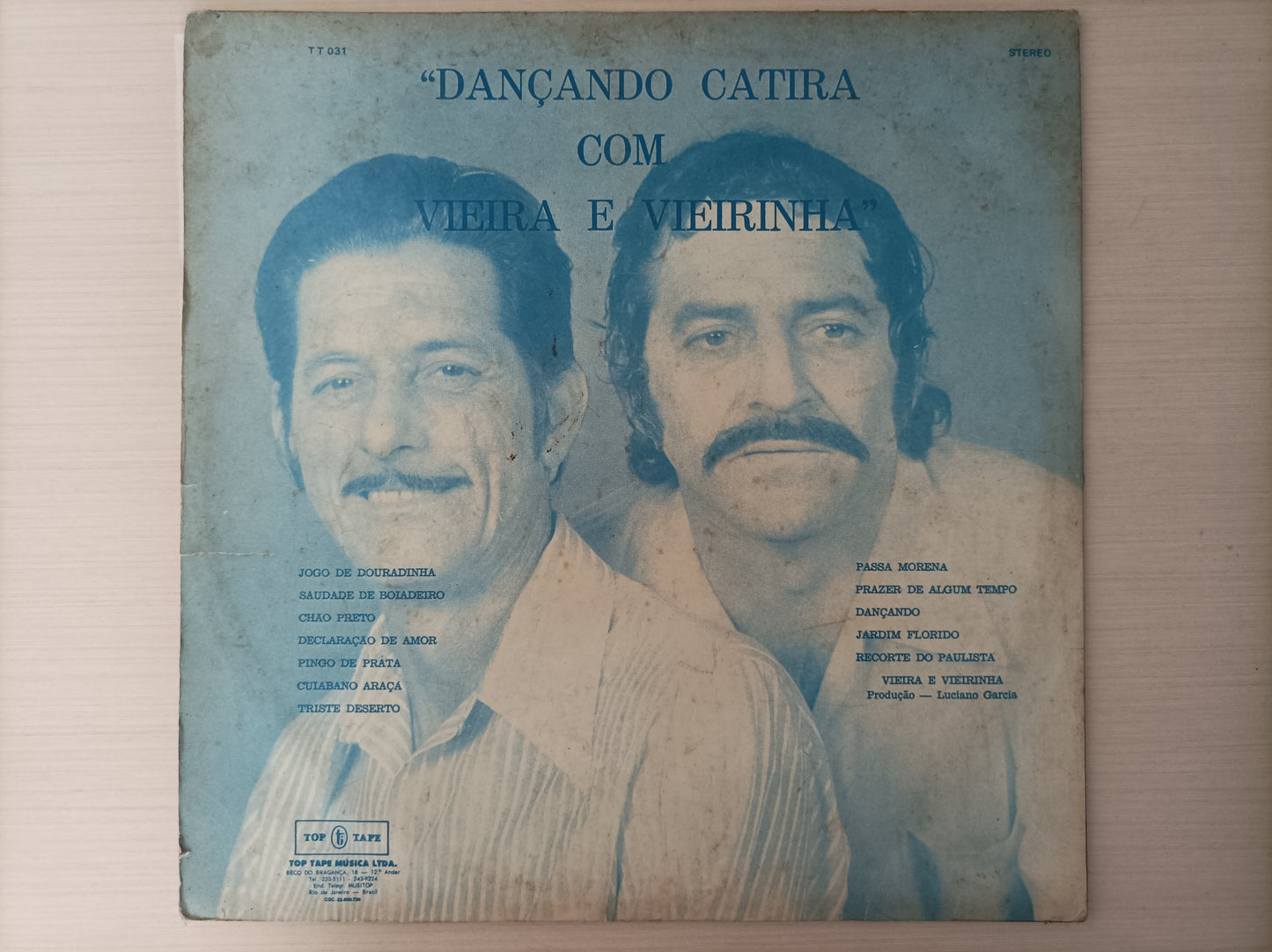 Lp Vinil Viera e Vieirinha Dançando Catira