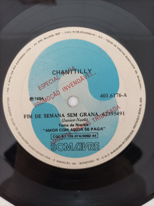 Vinil Compacto Chantilly Fim de Semana Sem Grana