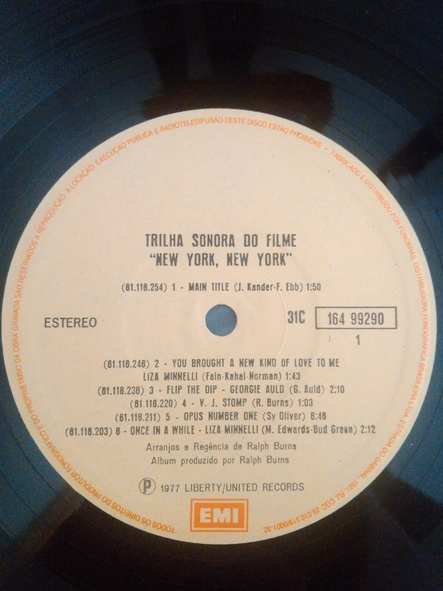 Lp Vinil Liza Minelli Robert De Niro New York New York Duplo