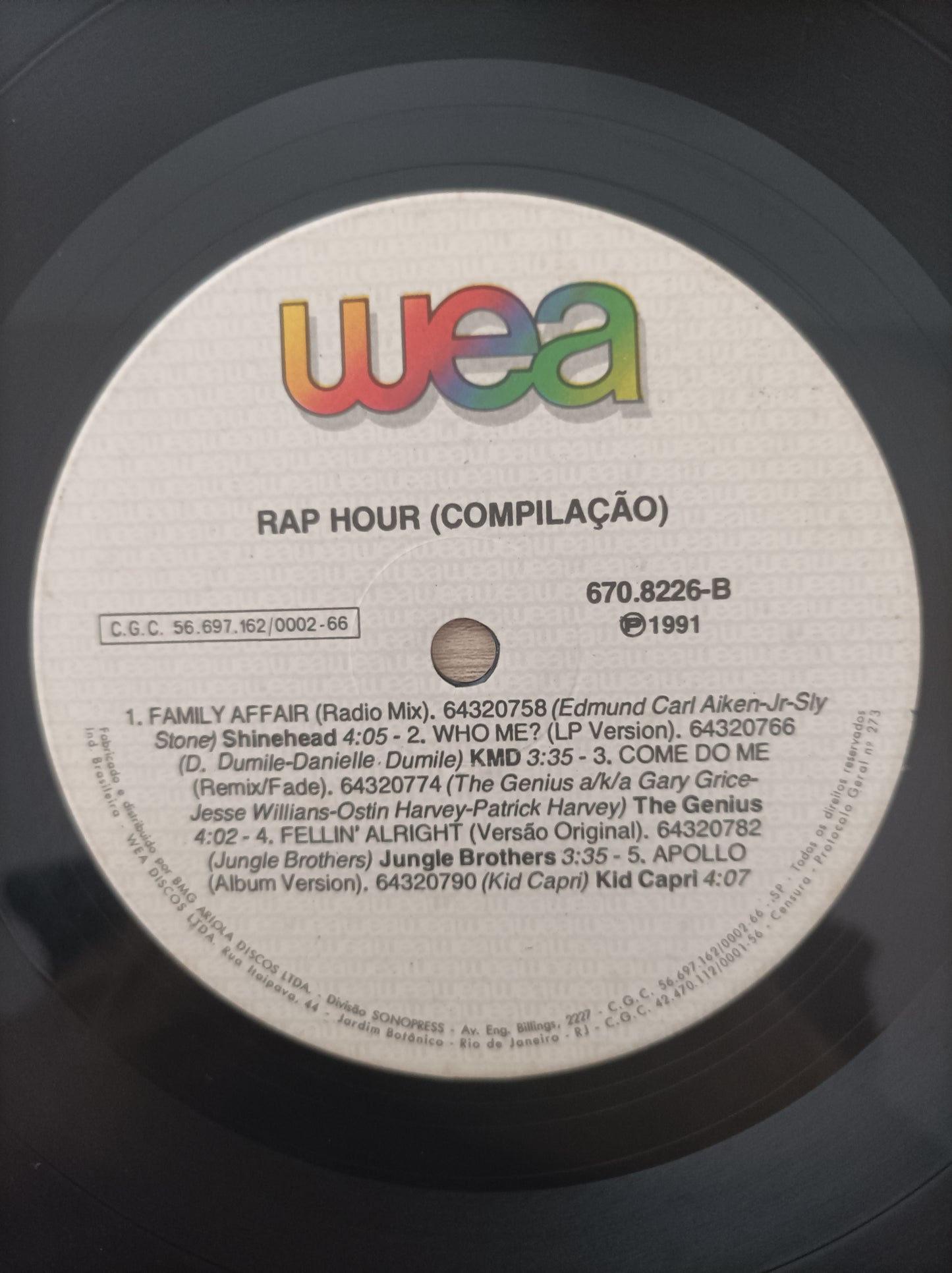 Lp Vinil Rap Hour