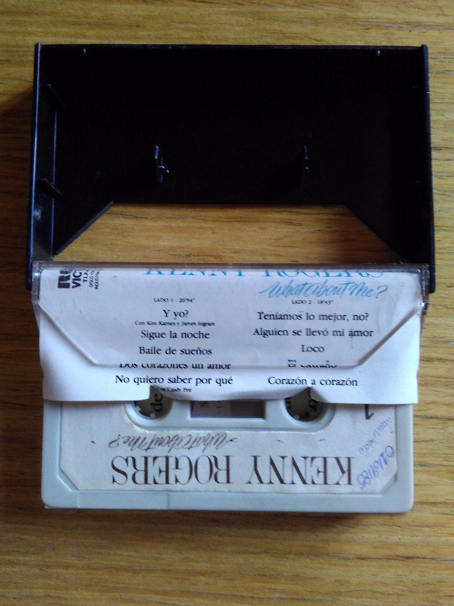 Fita K7 Cassete - Kenny Rogers What About Me