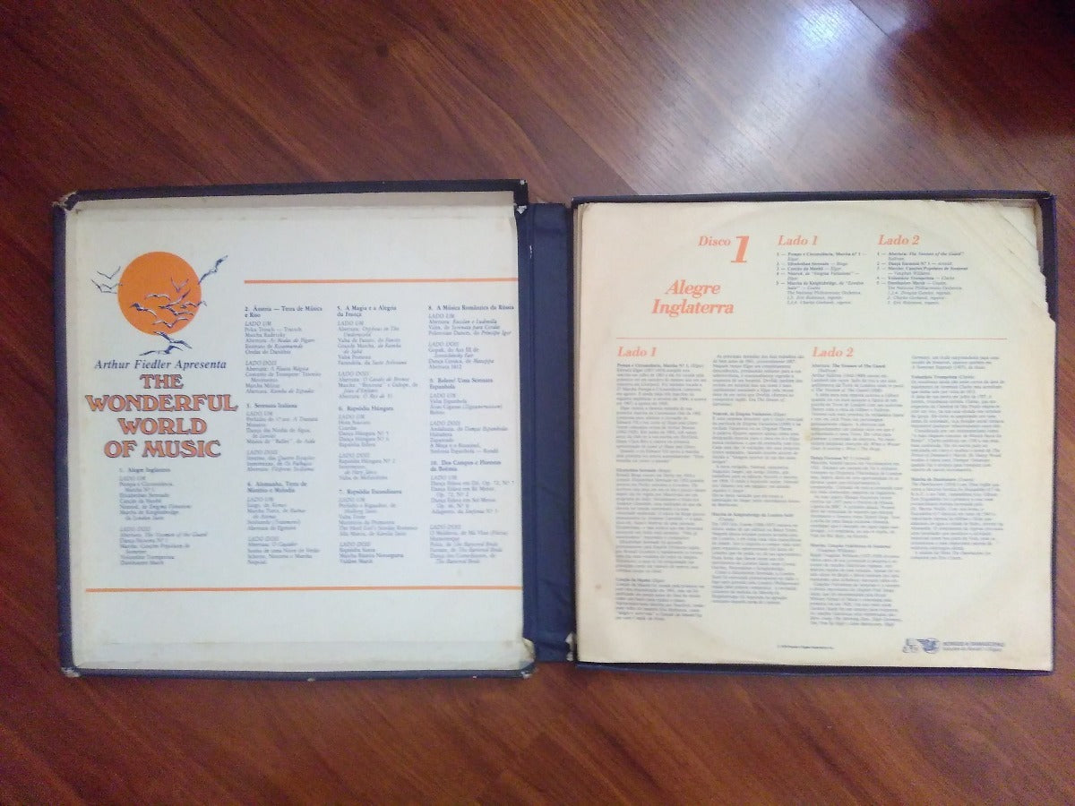 Lp Vinil Box Arthur Fiedler The Wonderful World Of Music