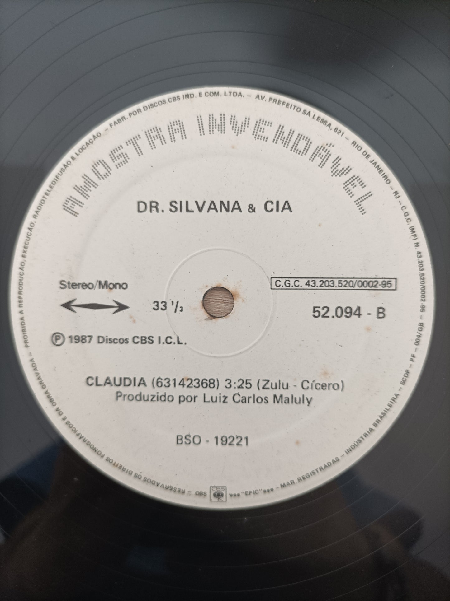 Lp Vinil Dr. Silvana e Cia Claudia