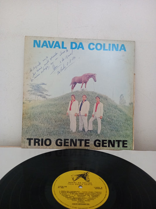 Lp Vinil Trio Gente Gente Naval Da Colina Com Encarte