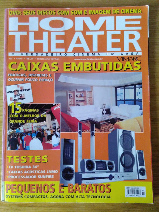 Revista Home Theater Verdadeiro Cinema Em Casa #85