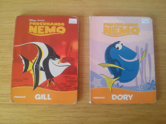 Livro Procurando Nemo Dory E Gill 2 Livros