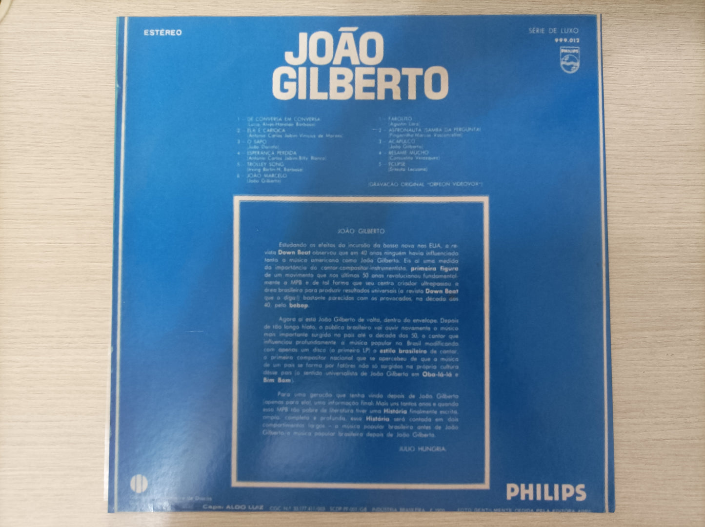 Lp Vinil João Gilberto 1970, Leia