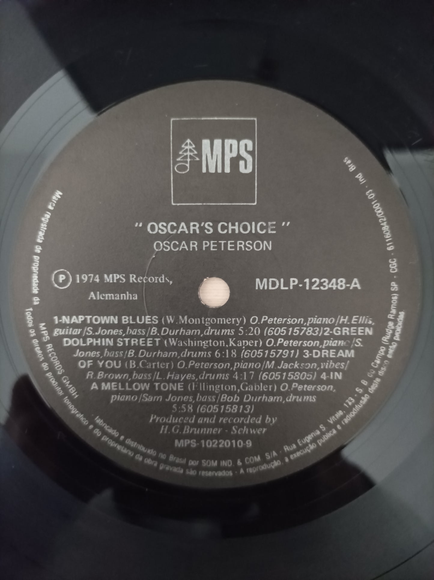 Lp Vinil Oscar Peterson Oscar's choice