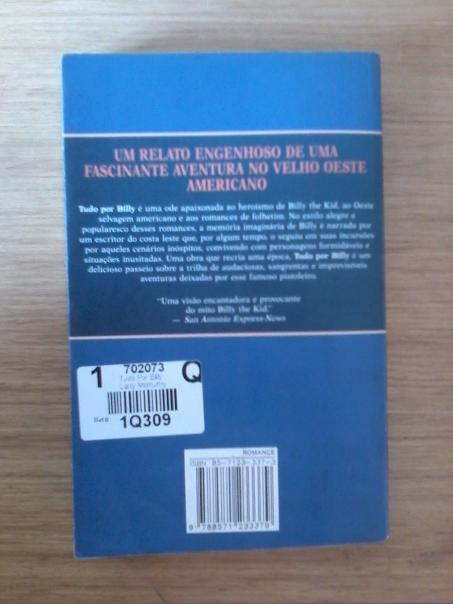 Livro Tudo Por Billy