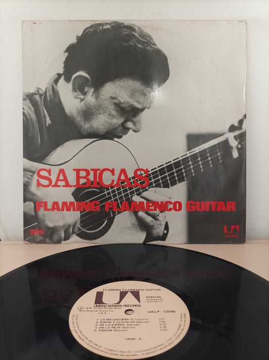 Lp Vinil Sabicas Flaming Flamenco Guitar
