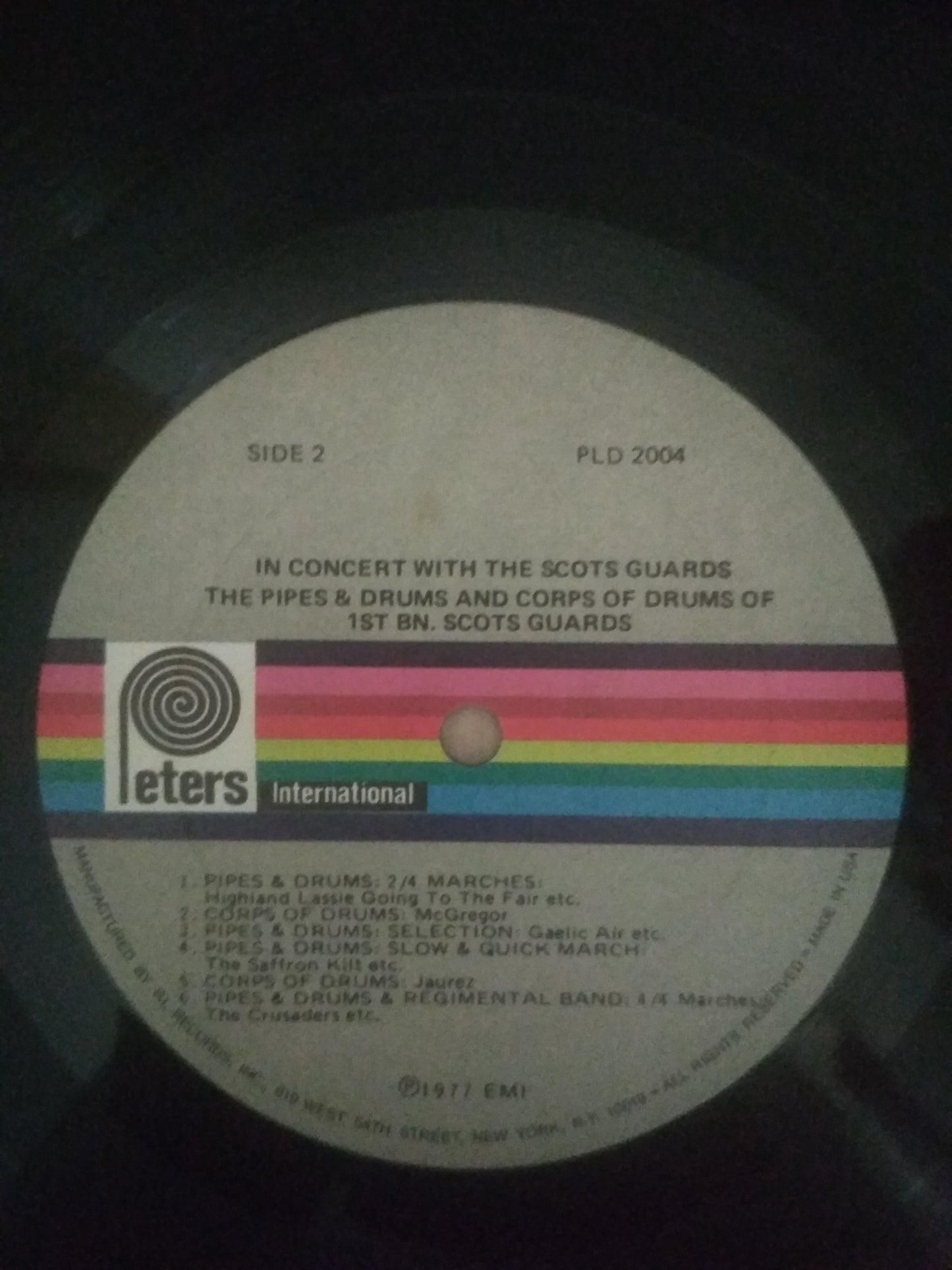 Lp Vinil 1st Battalion Scots Guards In Concert With