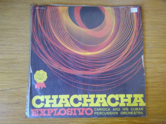Lp Vinil Chachacha Explosivo Carioca And Cuban Percussion