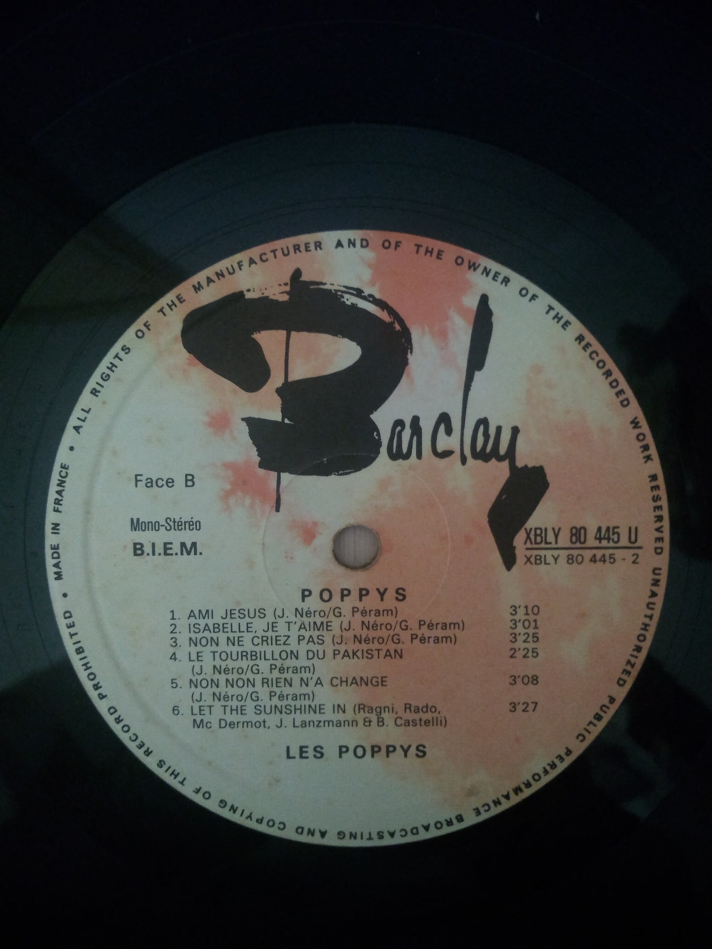 Lp Vinil Les Poppys 1971 Importado