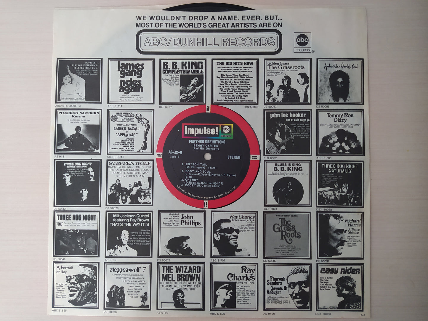 Lp Vinil Benny Carter Further Definitions Importado