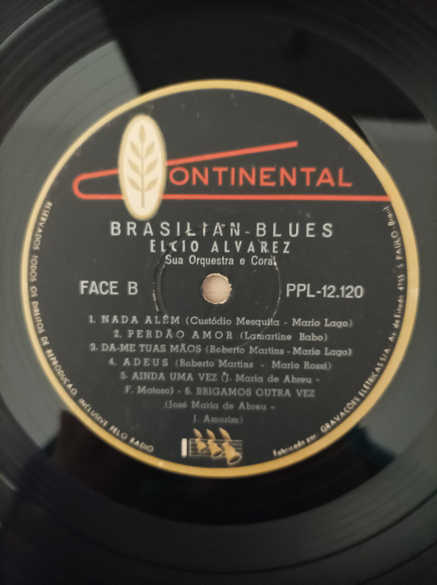 Lp Vinil Elcio Alvarez Brasilian Blues