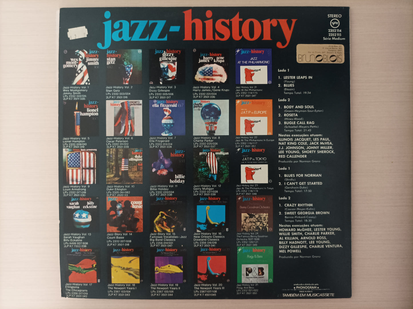 Lp Vinil Jazz at the Philharmonic Vol. 21 Duplo
