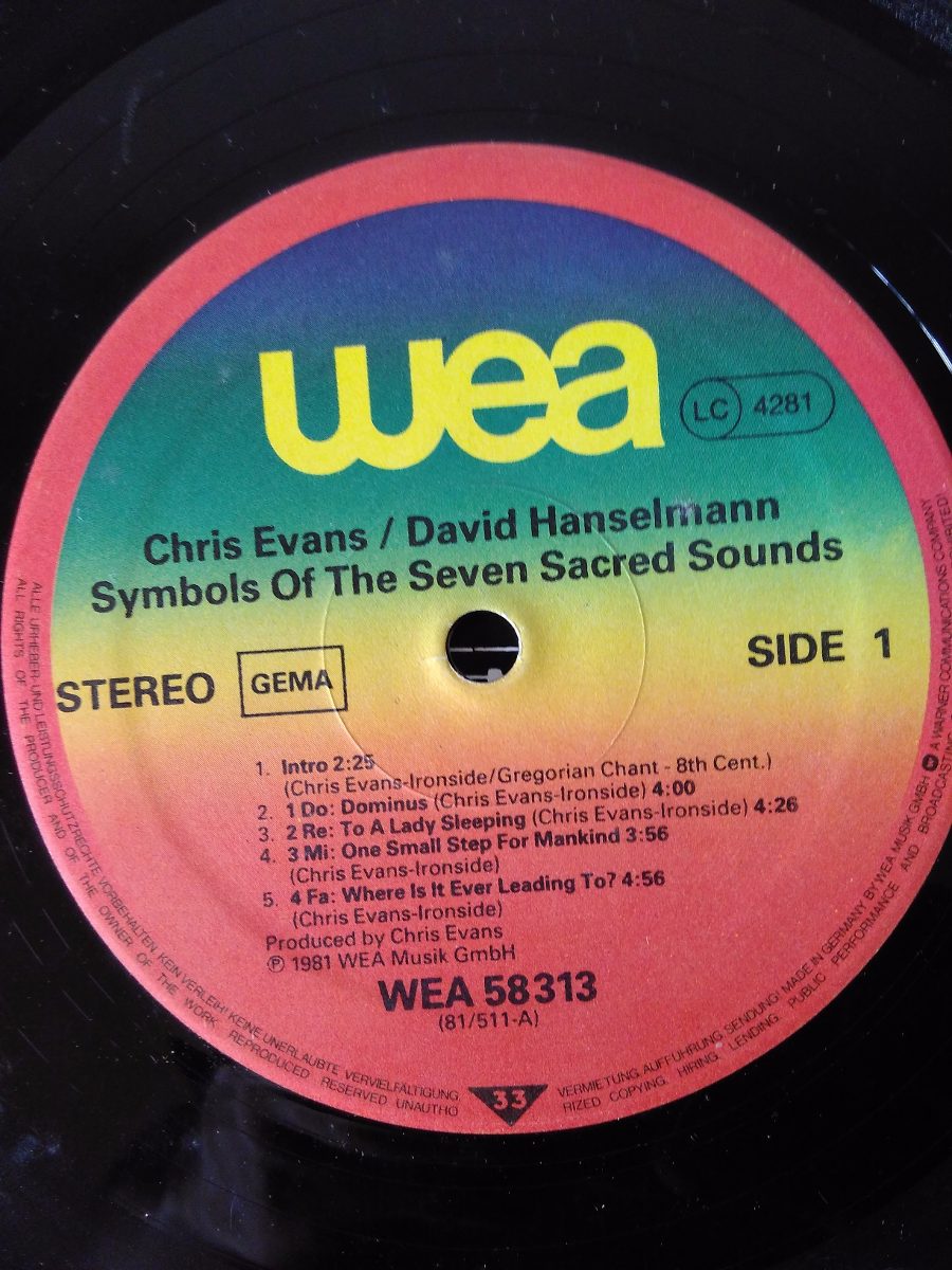 Lp Vinil Chris Evans David Hanselmann Symbols Of The Seven