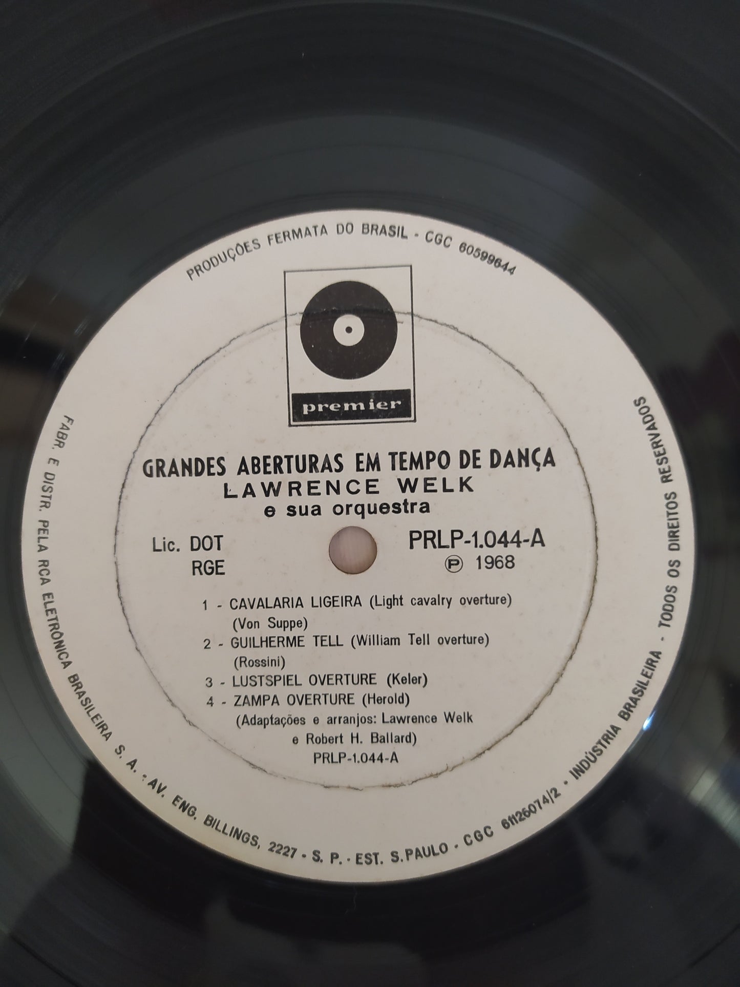 Lp Vinil Lawrence Welk Grandes Aberturas Em Tempo De Dança