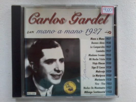 Cd Carlos Gardel Mano A Mano 1927