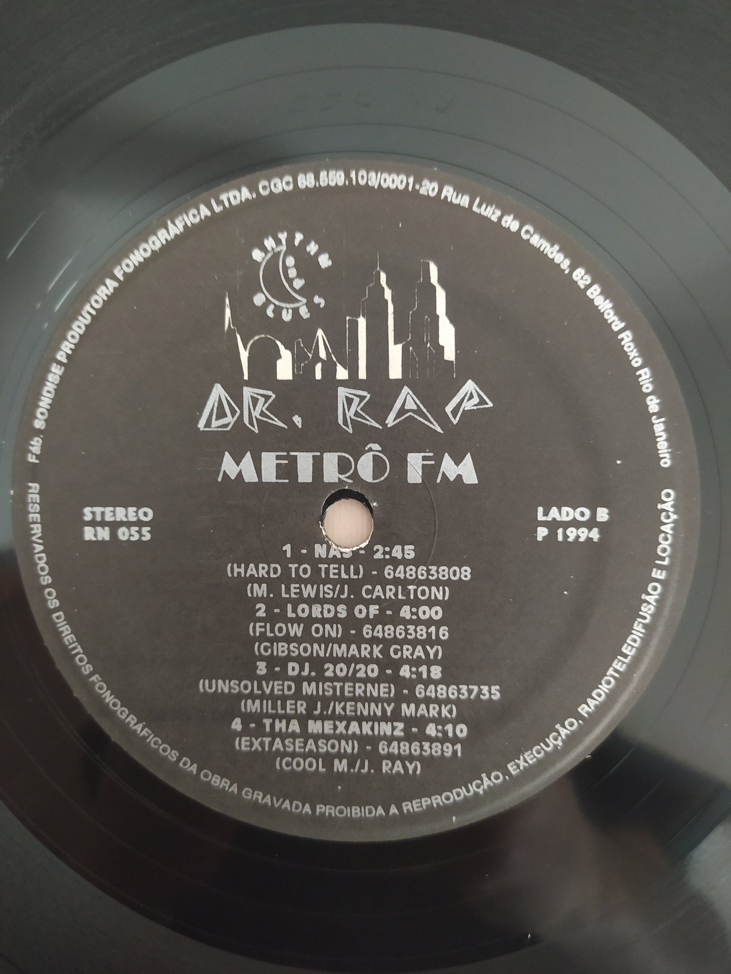 Lp Vinil Dr. Rap Só As Bagaças Metro Fm 98.5