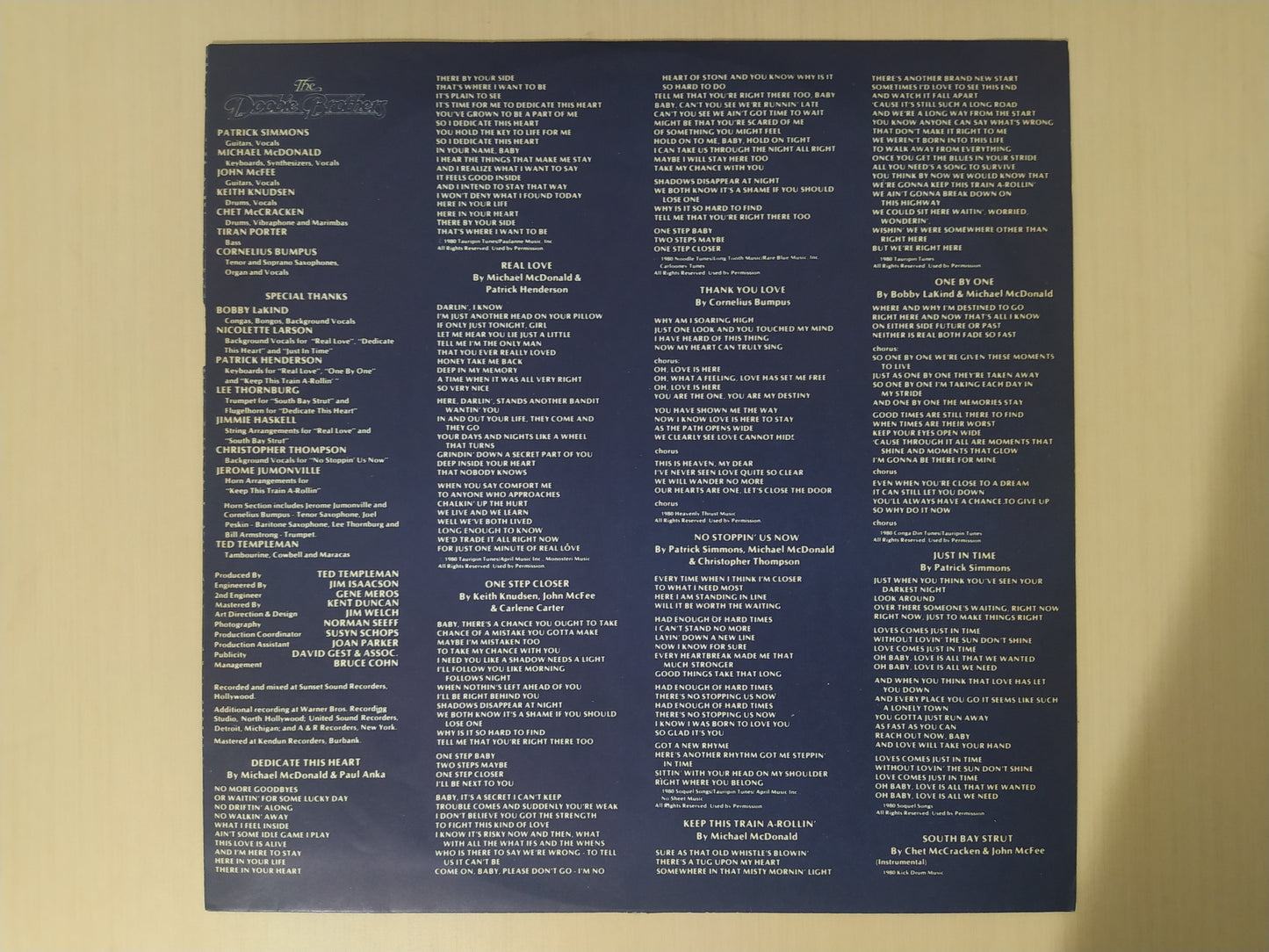 Lp Vinil The Doobie Brothers One Step Closer Com Encarte