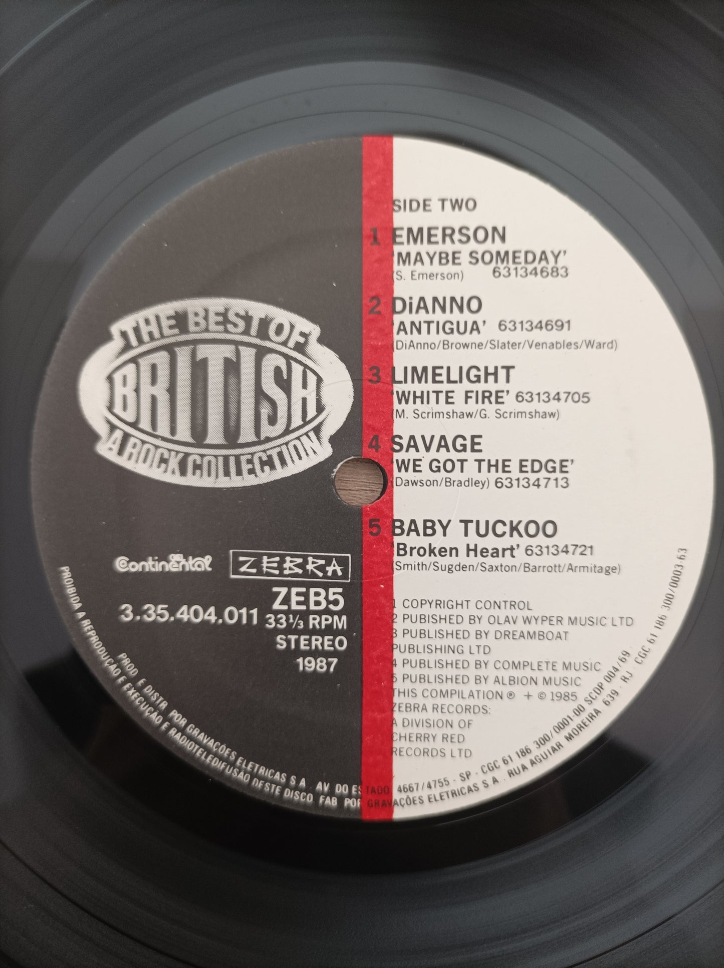 Lp Vinil The Best Of British A Rock Collection