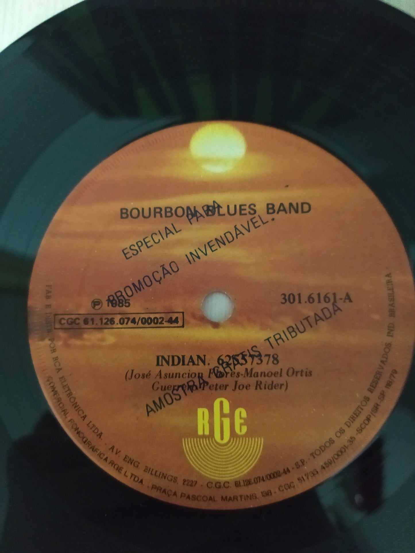 Lp Vinil Compacto Bourbon Blues Band Indian