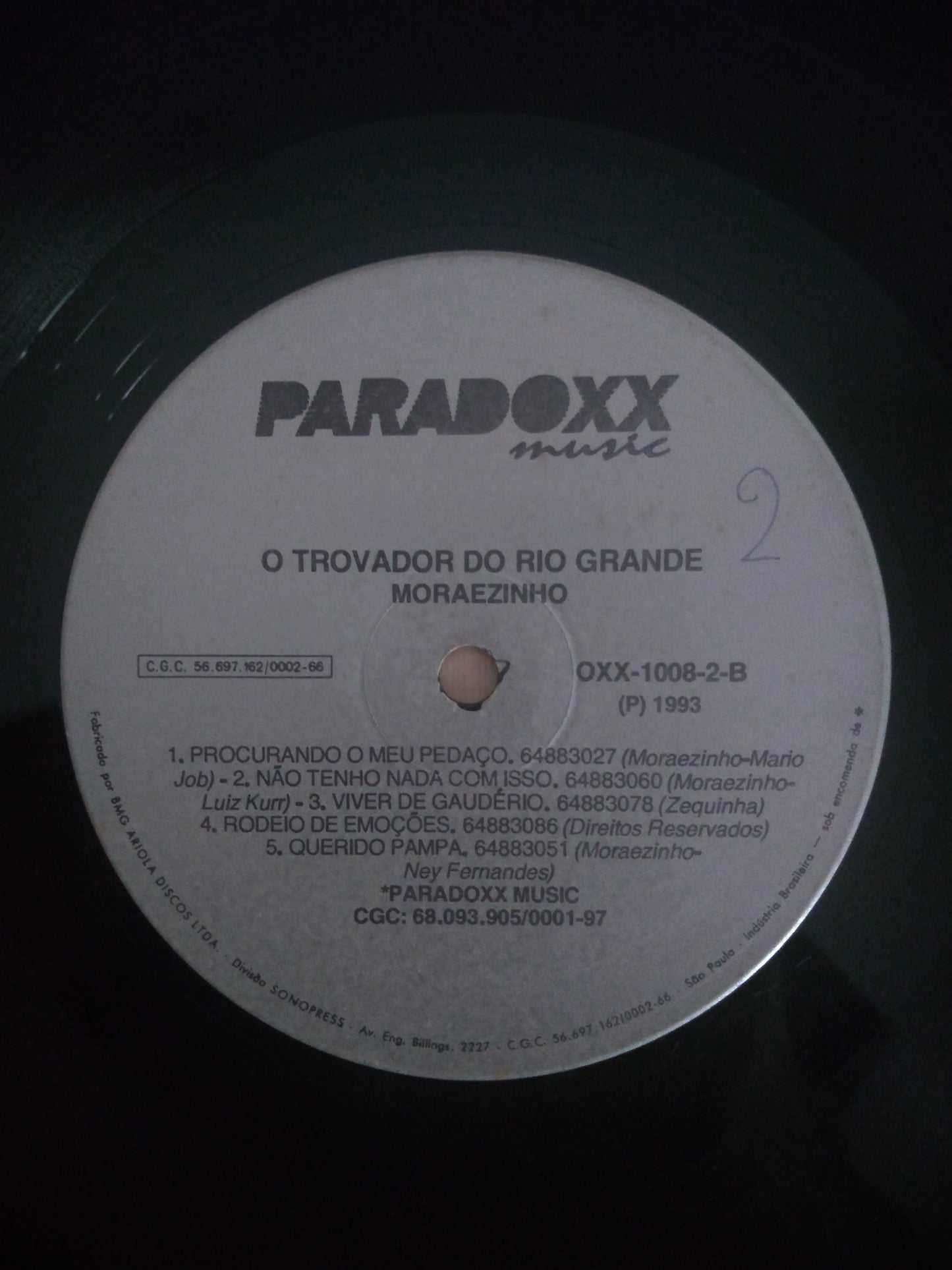 Lp Vinil Moraezinho O Trovador Do Rio Grande