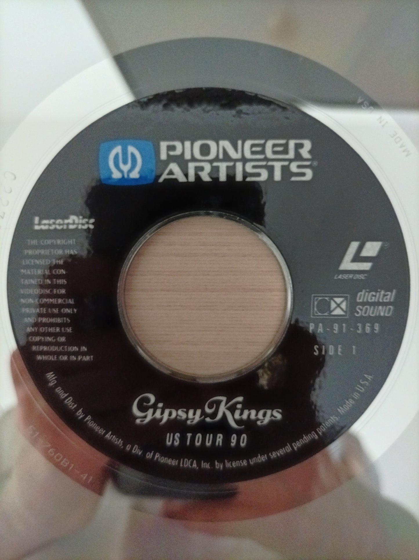 Ld Laserdisc Gipsy Kings Us Tour 90